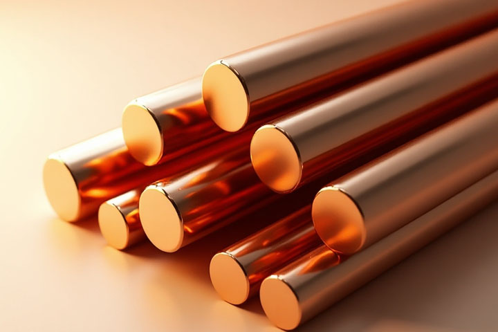 round bar tembaga asli