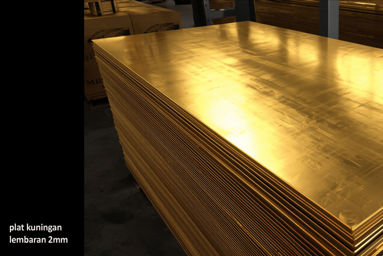 Jual Plat Kuningan Tebal 2mm Berkualitas untuk Kebutuhan Industri